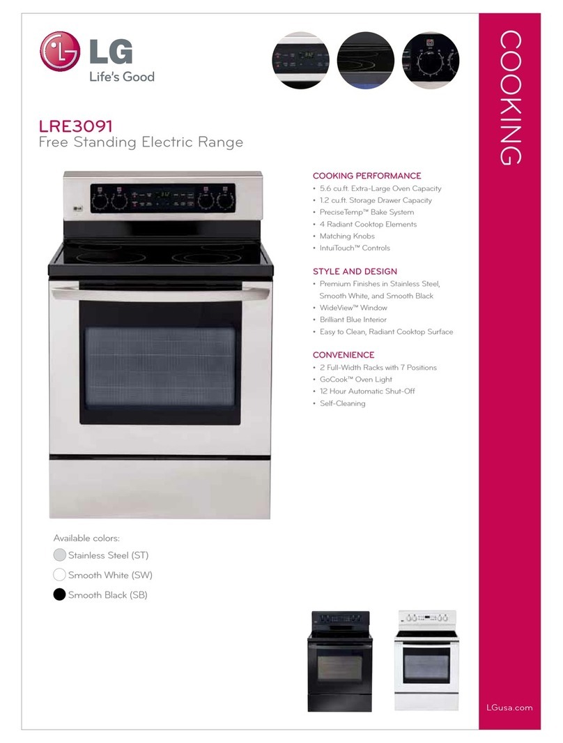 LG LRE3091ST User manual