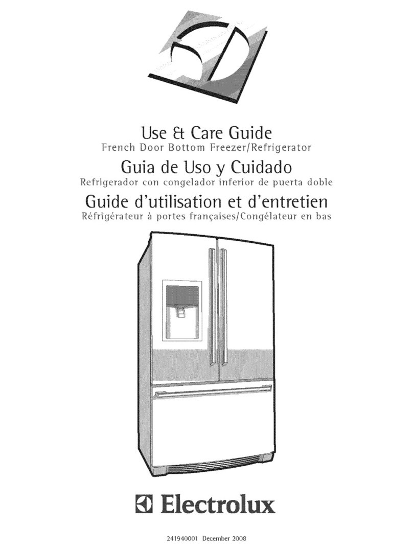 Electrolux EI28BS56IW - 27.8 cu. Ft. Refrigerator User manual