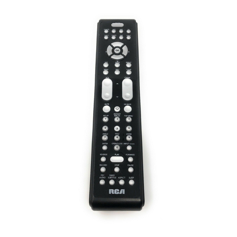 RCA RCR860 - NaviLight Universal Remote Control Administrator guide