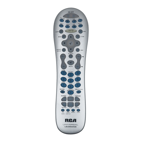 RCA RCR815 - Universal Remote Control Administrator guide