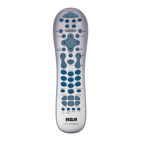 RCA RCR612 - Universal Remote Control Administrator guide
