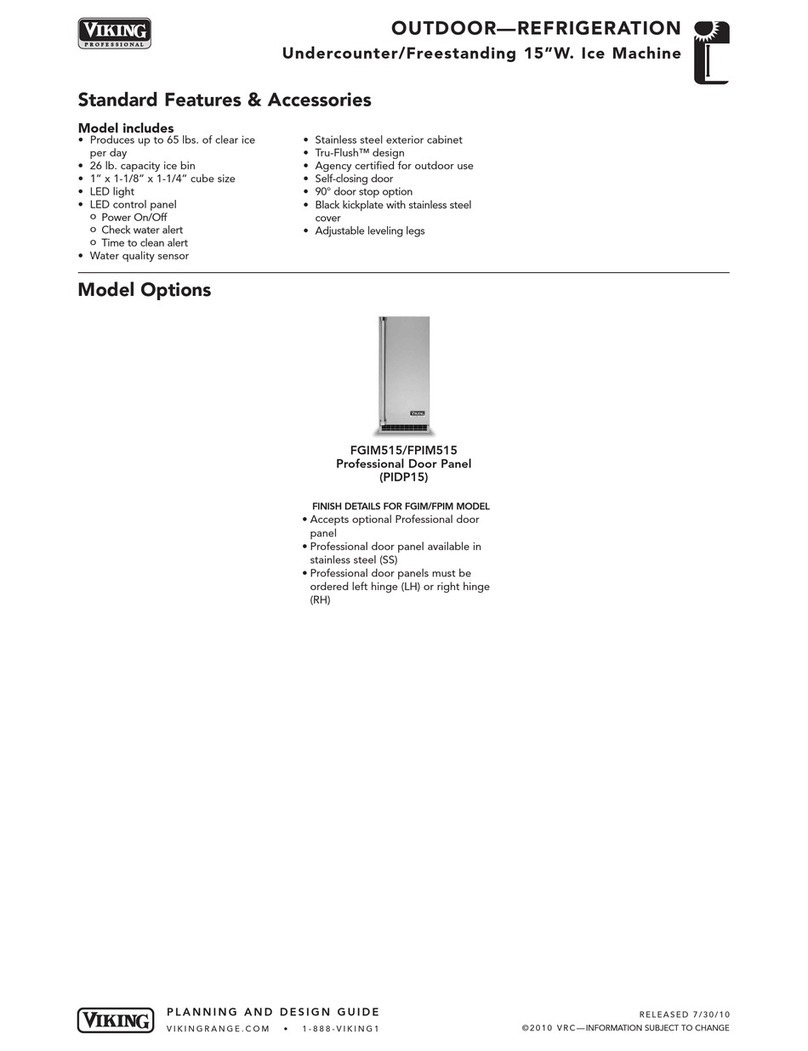 Viking FGIM515_out Specification sheet