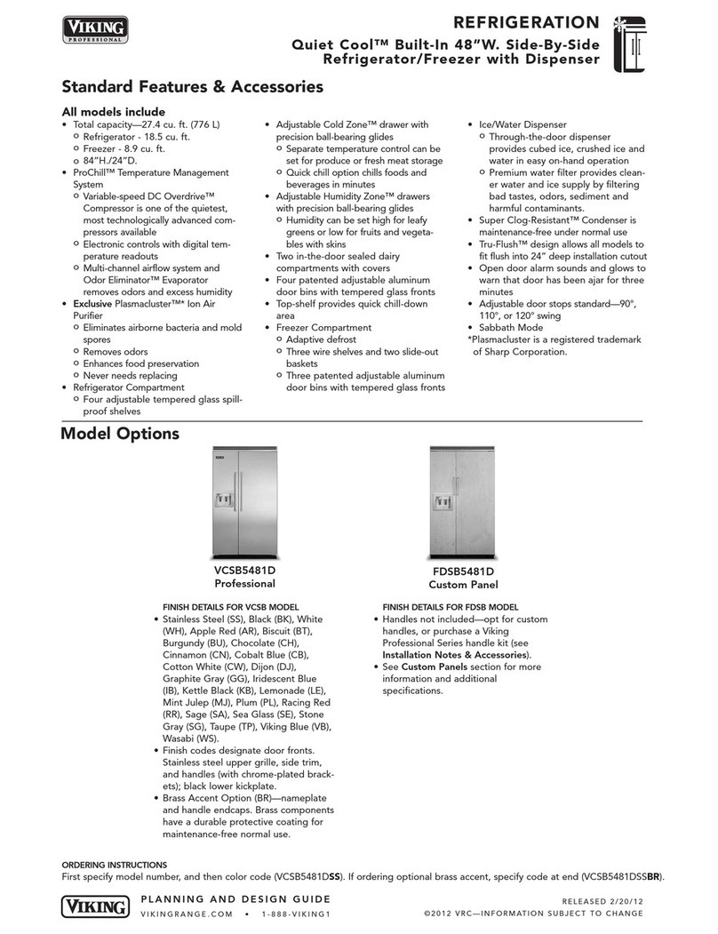 Viking FDSB5481D Series Guide Viking FDSB5481D Series Guide
