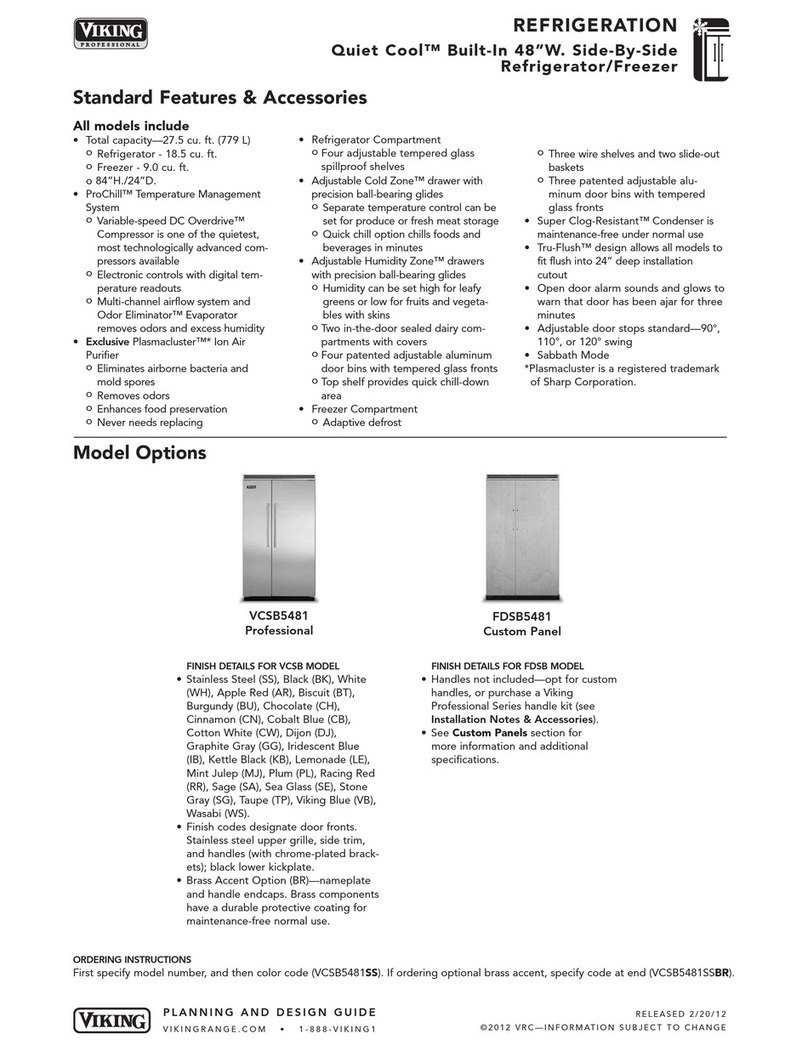 Viking FDSB5481 Series Guide