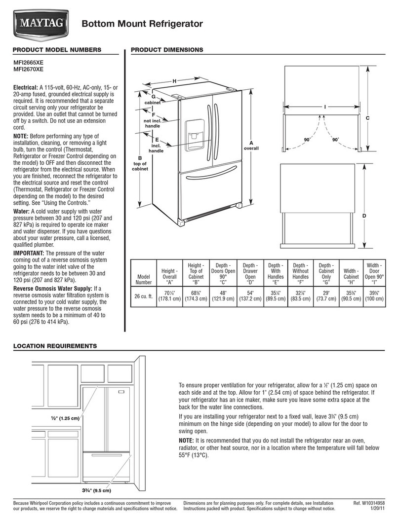 Maytag MFI2665XE Series Parts list manual