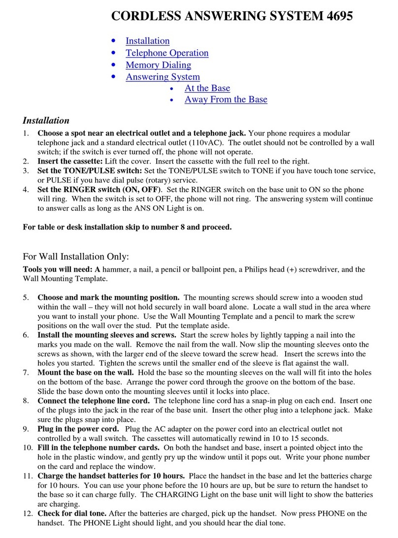 AT&T 4695 User manual