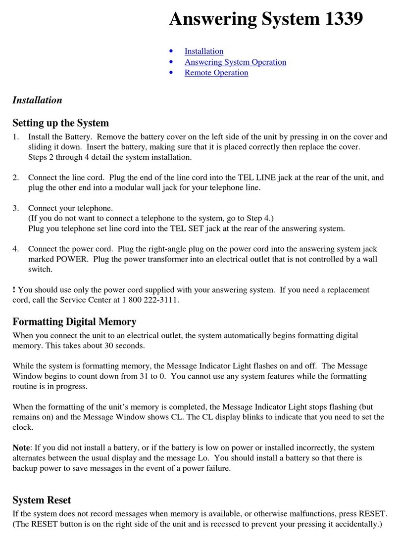 AT&T 1339 User manual