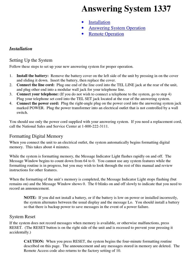 AT&T 1337 User manual
