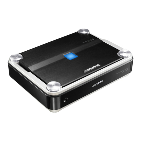 Alpine PDX11000 - Amplifier User manual
