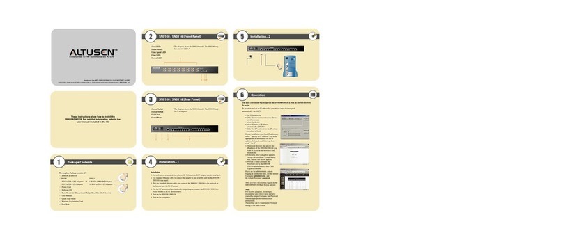 ATEN ALTUSEN SN0108 quick start guide ATEN ALTUSEN SN0108 quick start guide