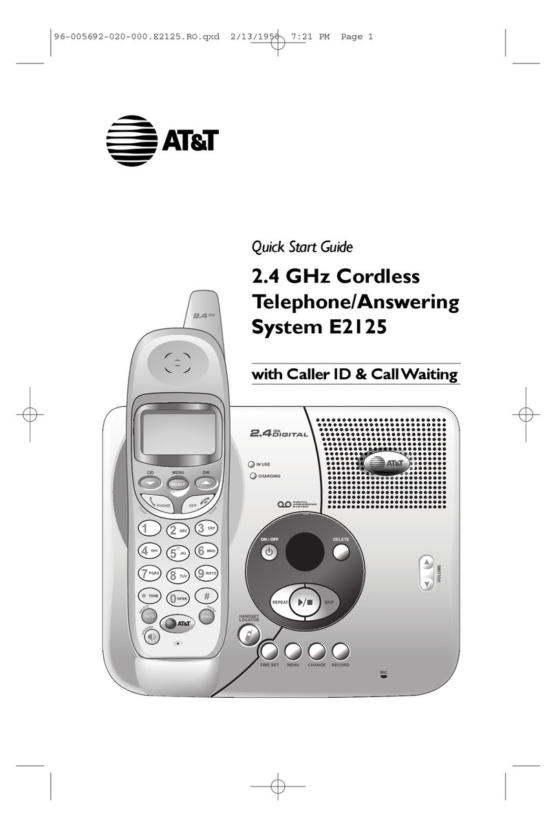 AT&T E2125 User manual AT&T E2125 User manual