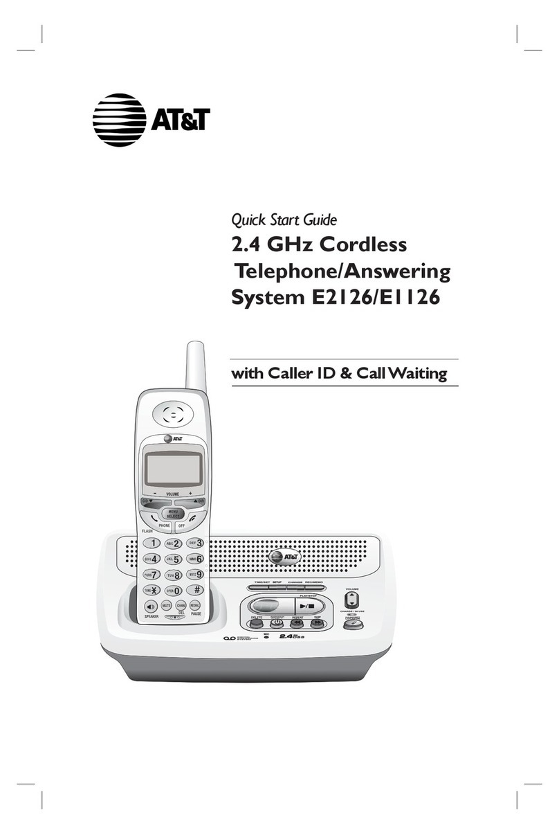 AT&T E1126 User manual