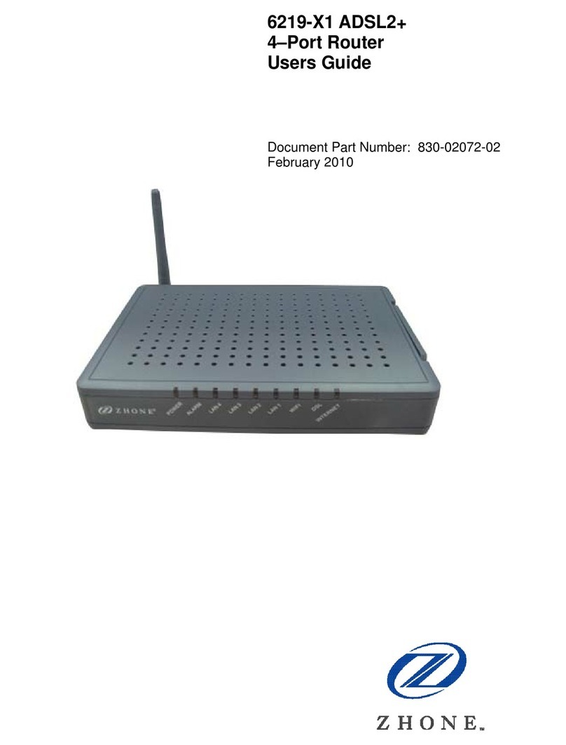 Zhone 6219-X1 user guide