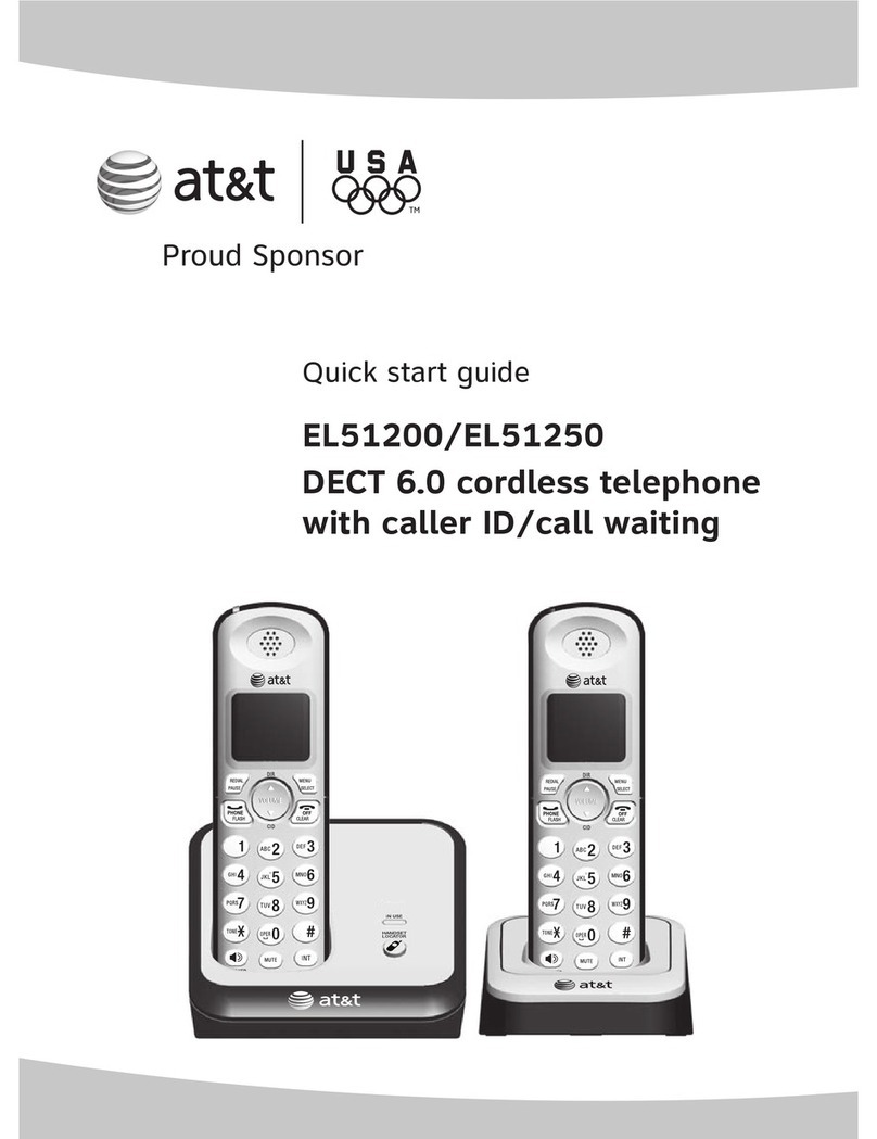 AT&T EL51250 User manual