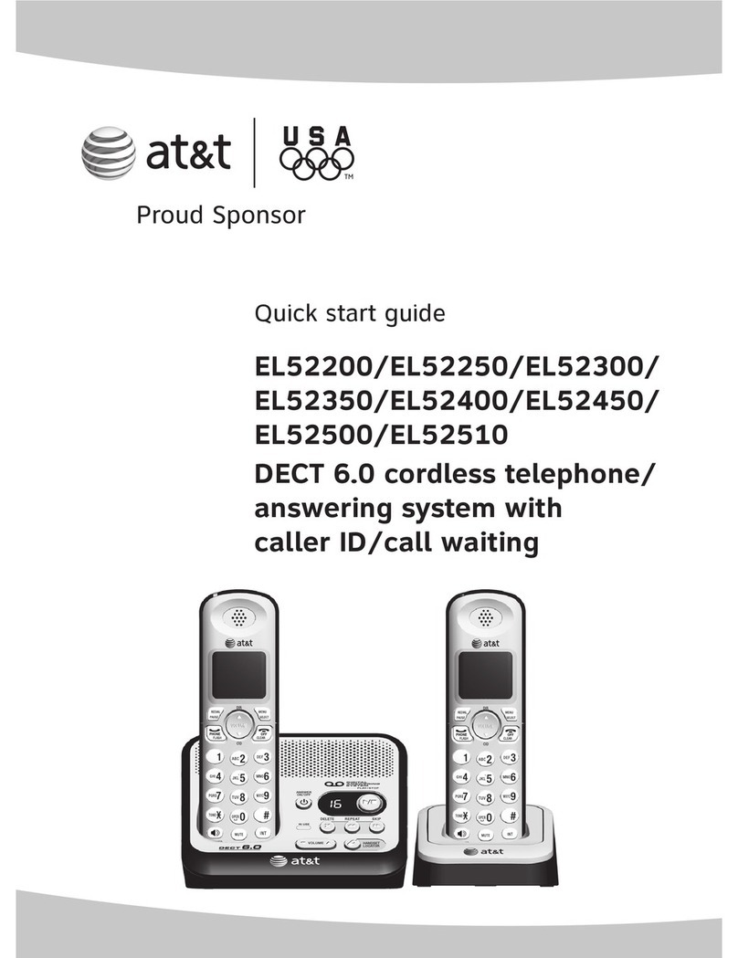 AT&T EL52200 User manual