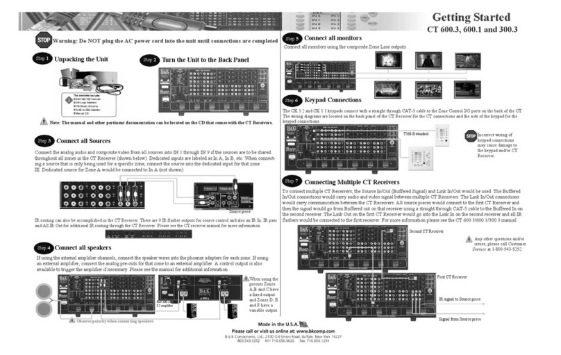 B&K CT300.3 Getting started guide