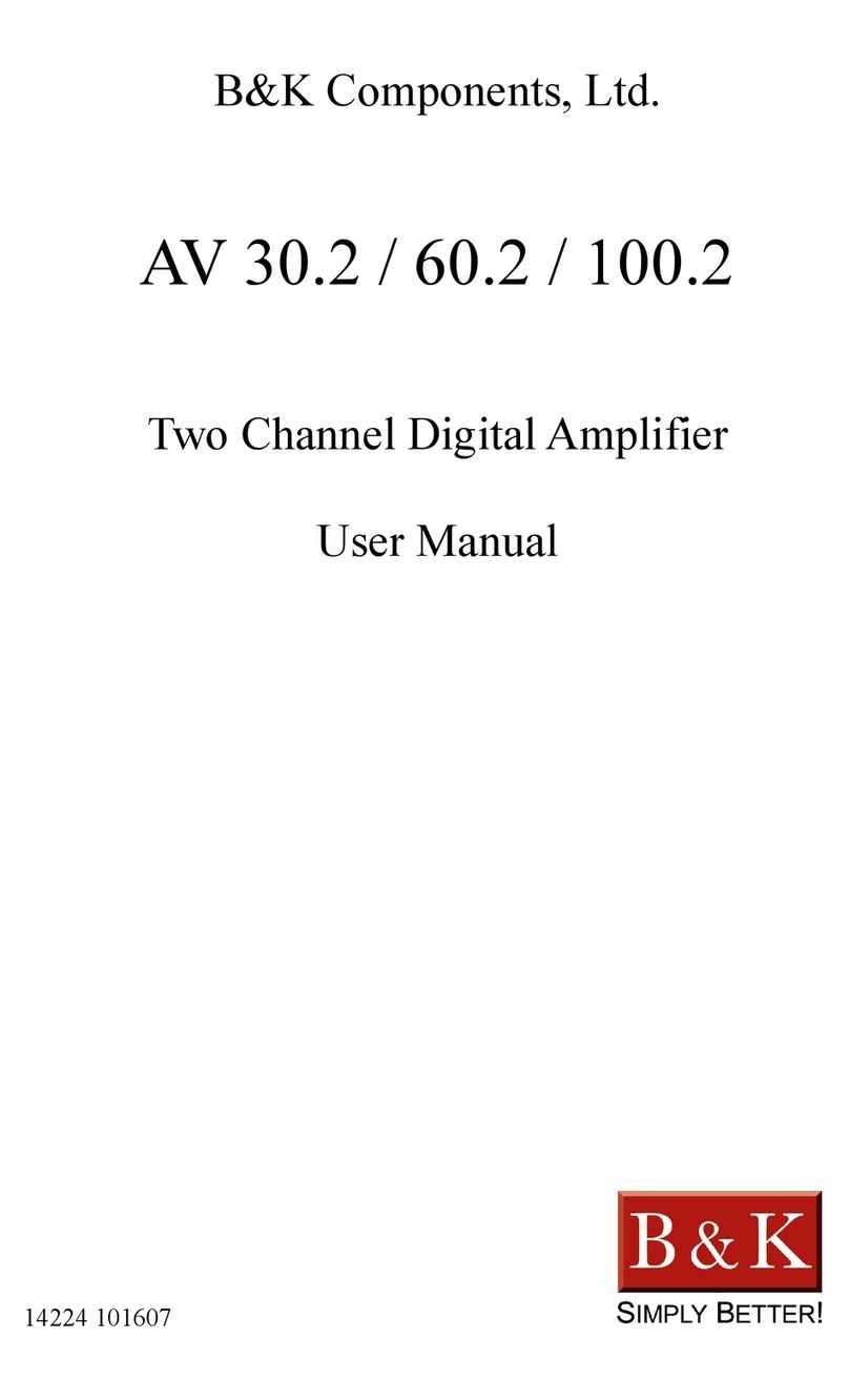 B&K AV100.2 User manual