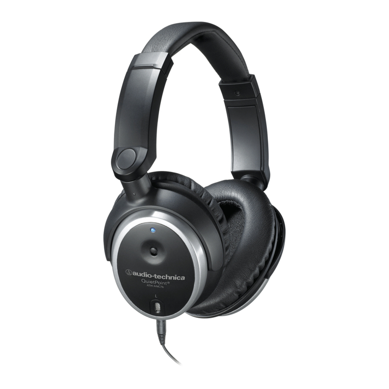 Audio Technica ATH-ANC7b QuietPoint instruction manual