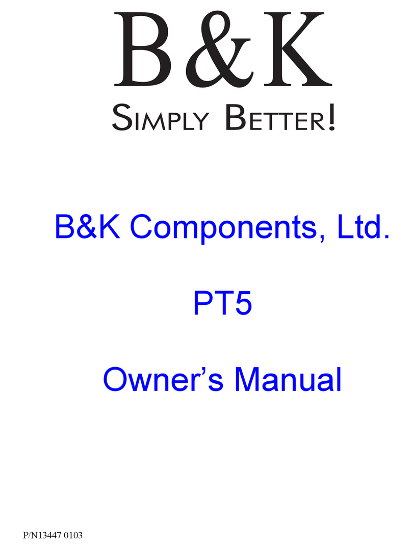 B&K PT5 User manual
