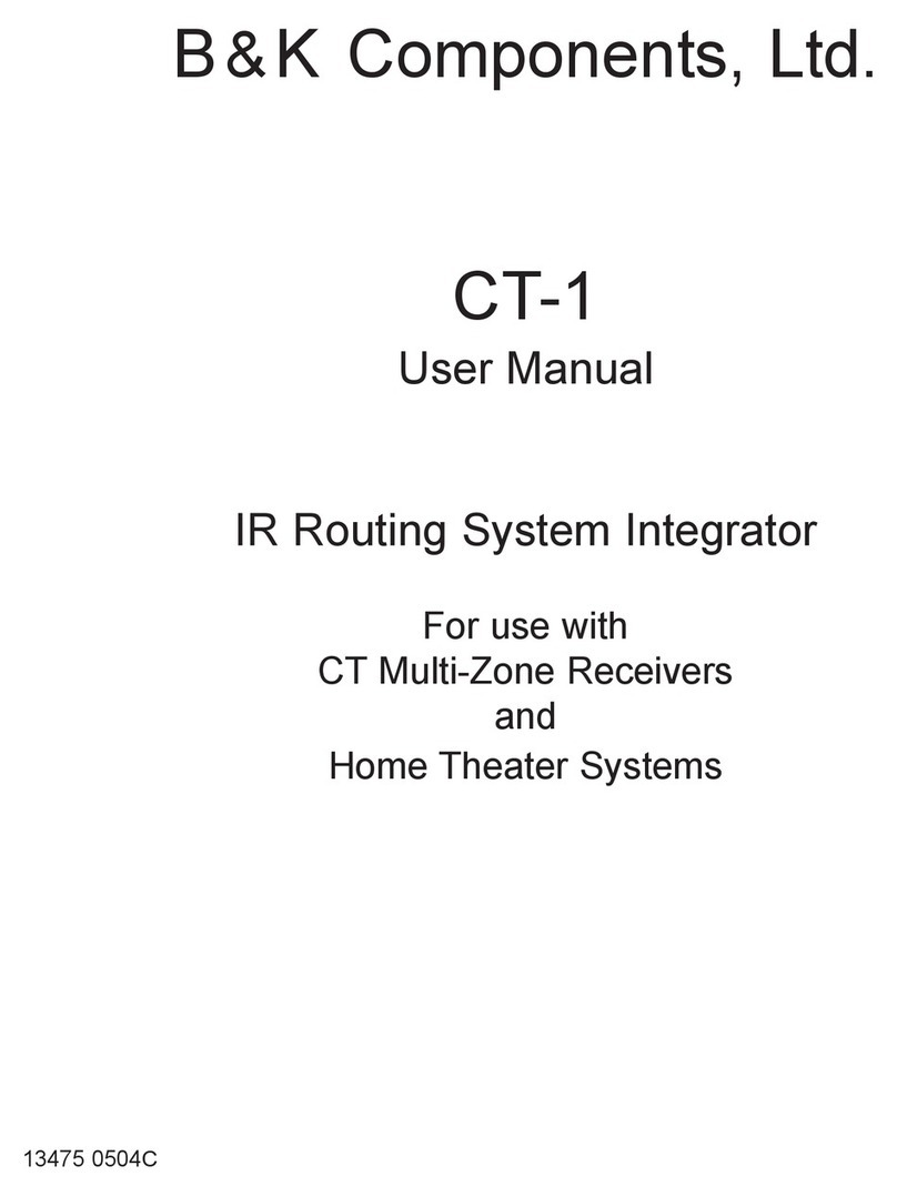 B&K CT1 user manual