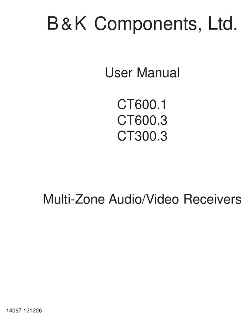 B&K CT300.3 User manual