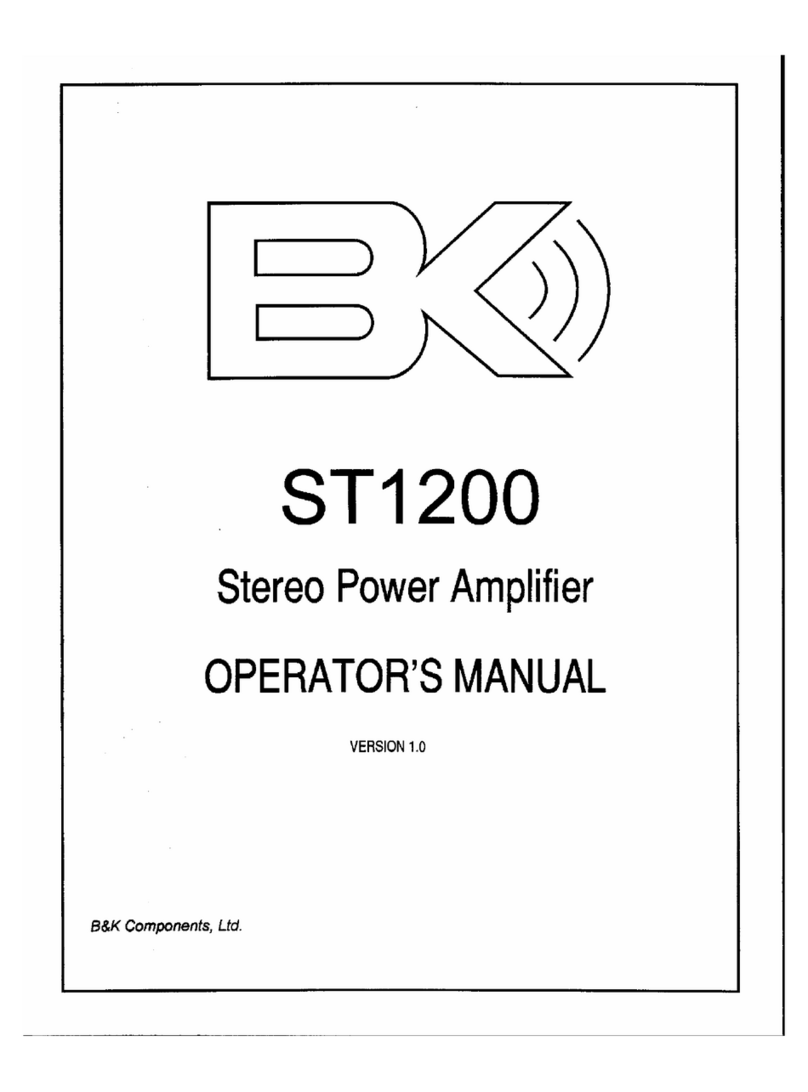 B&K ST1200 User manual