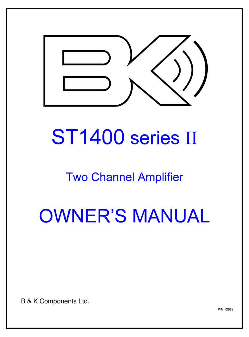 B&K ST1400 Series II User manual