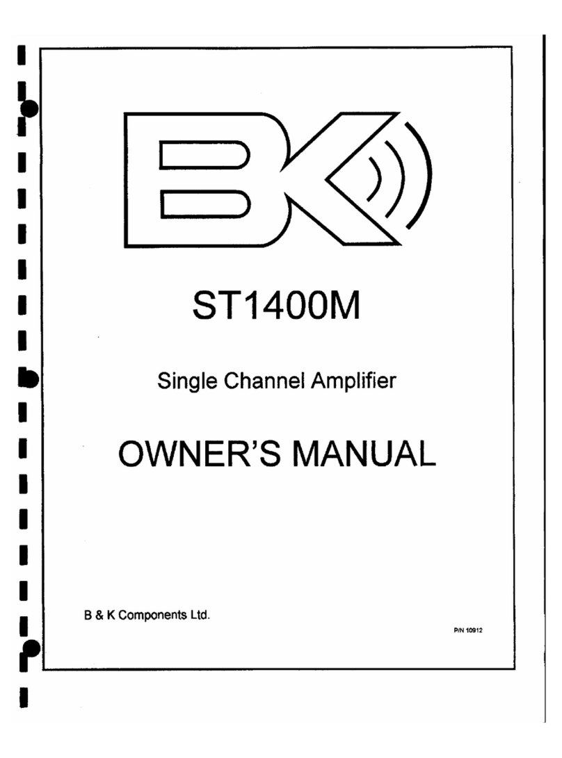 B&K ST1400M Series II User manual