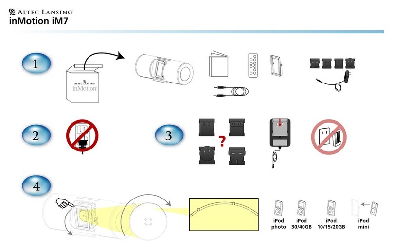 Altec Lansing inMotion iM7 Instruction Manual