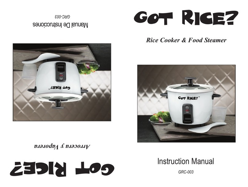 Aroma Got Rice? GRC-003 instruction manual