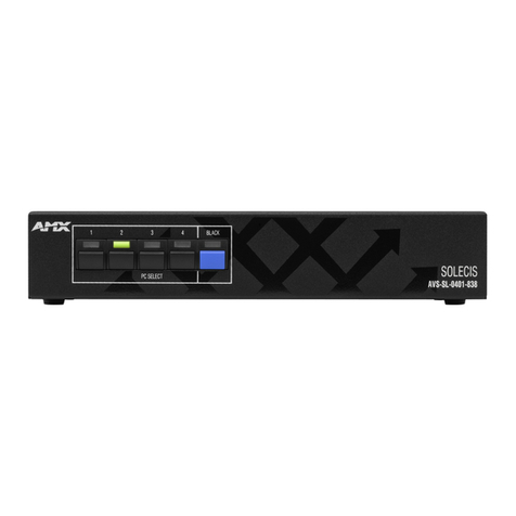 AMX Solecis AVS-SL-0401-838 User manual