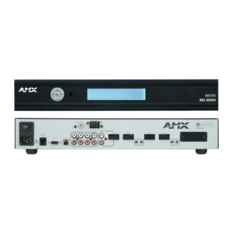 AMX DAS-D-0404 User manual