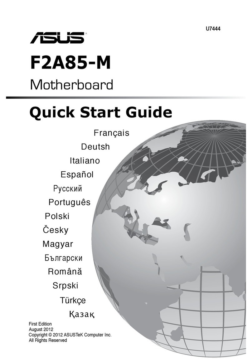 Asus F2A85-M/CSM quick start guide