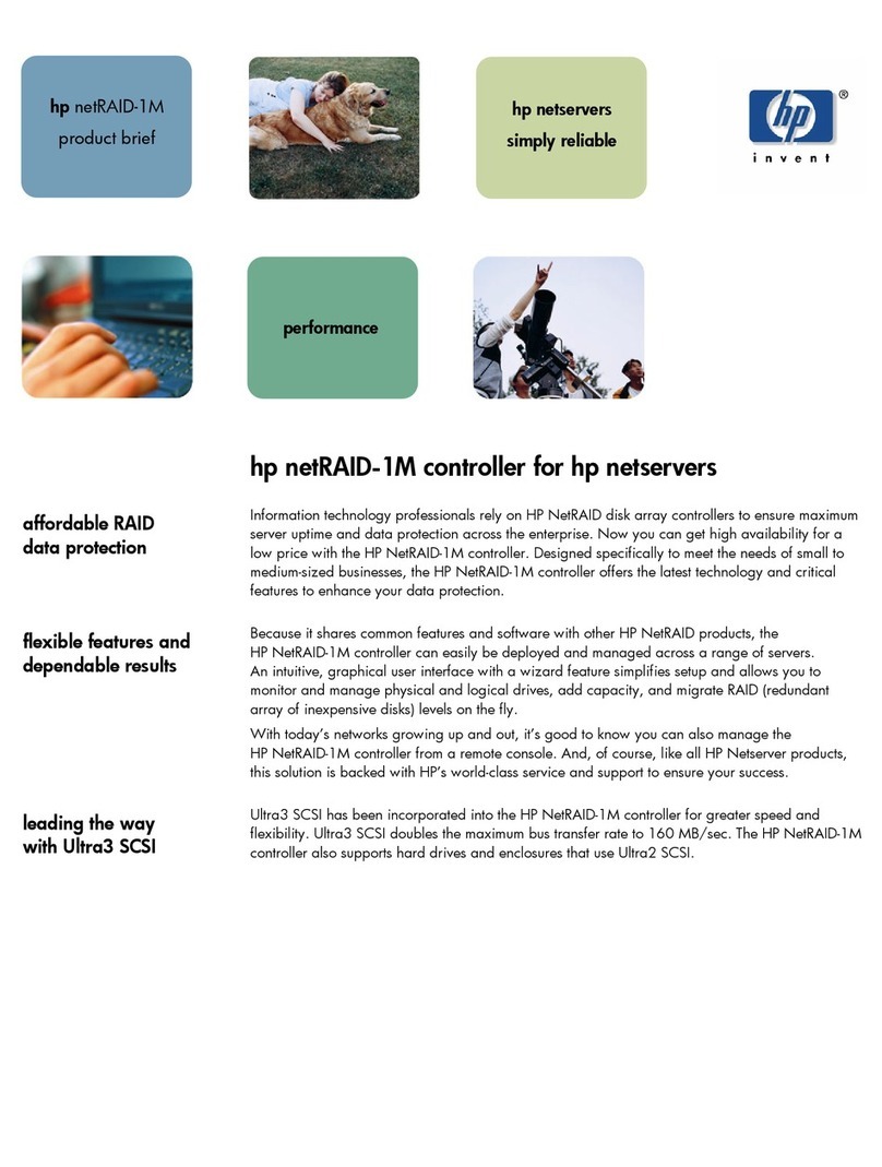 HP netRAID-1M User manual