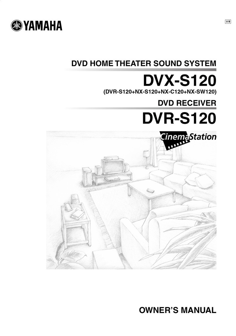 Yamaha NX-P120 - 6 Piece Home Theater Speaker... owner's manual