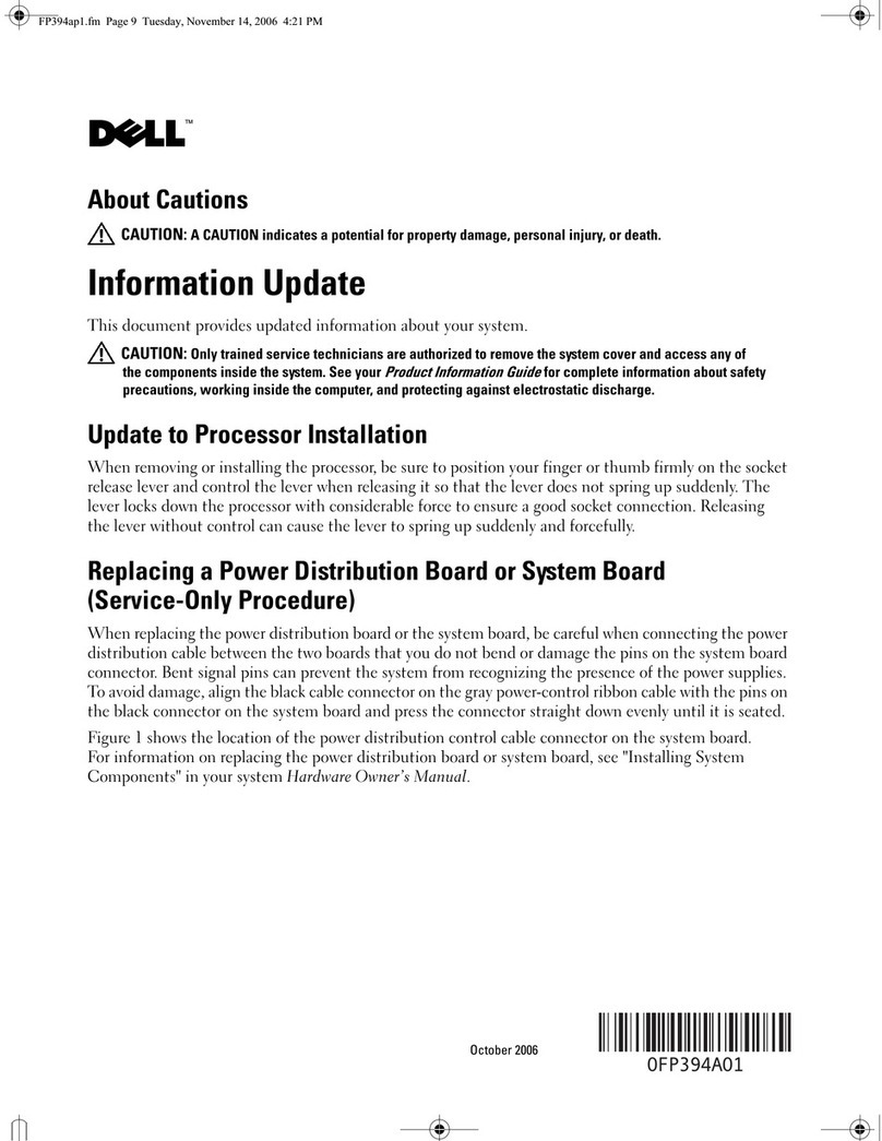 Dell PowerEdge 6950 Technical manual