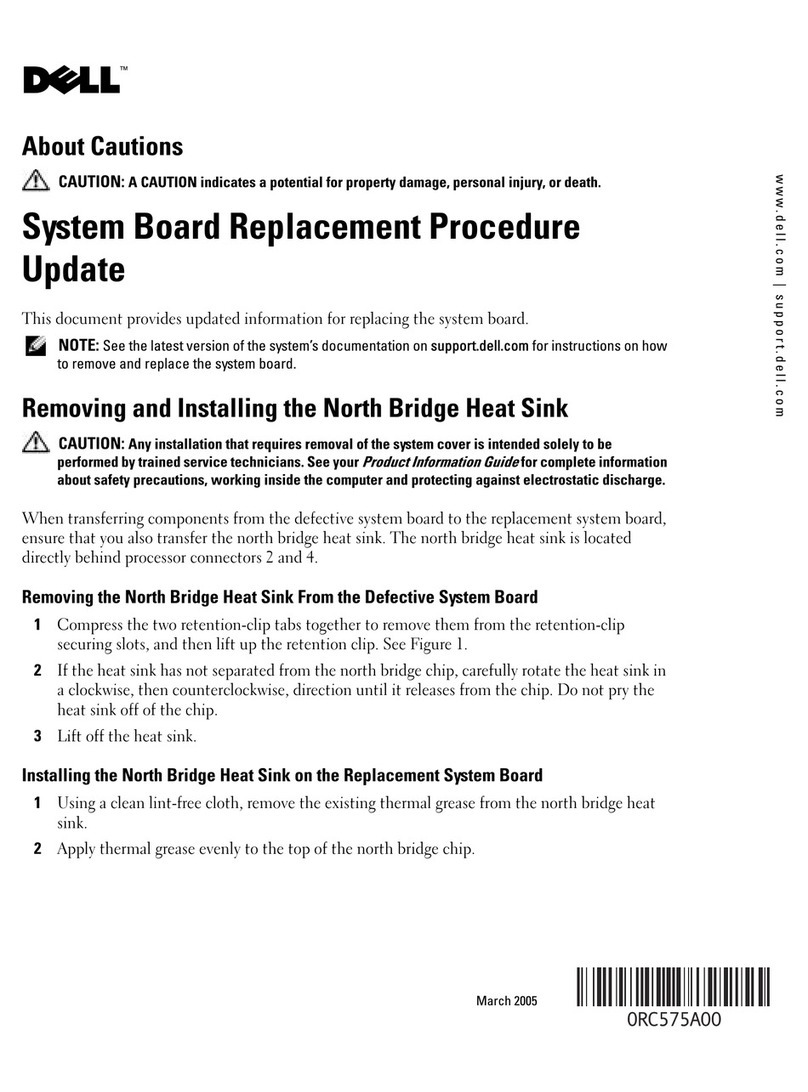 Dell PowerEdge 6850 Parts list manual