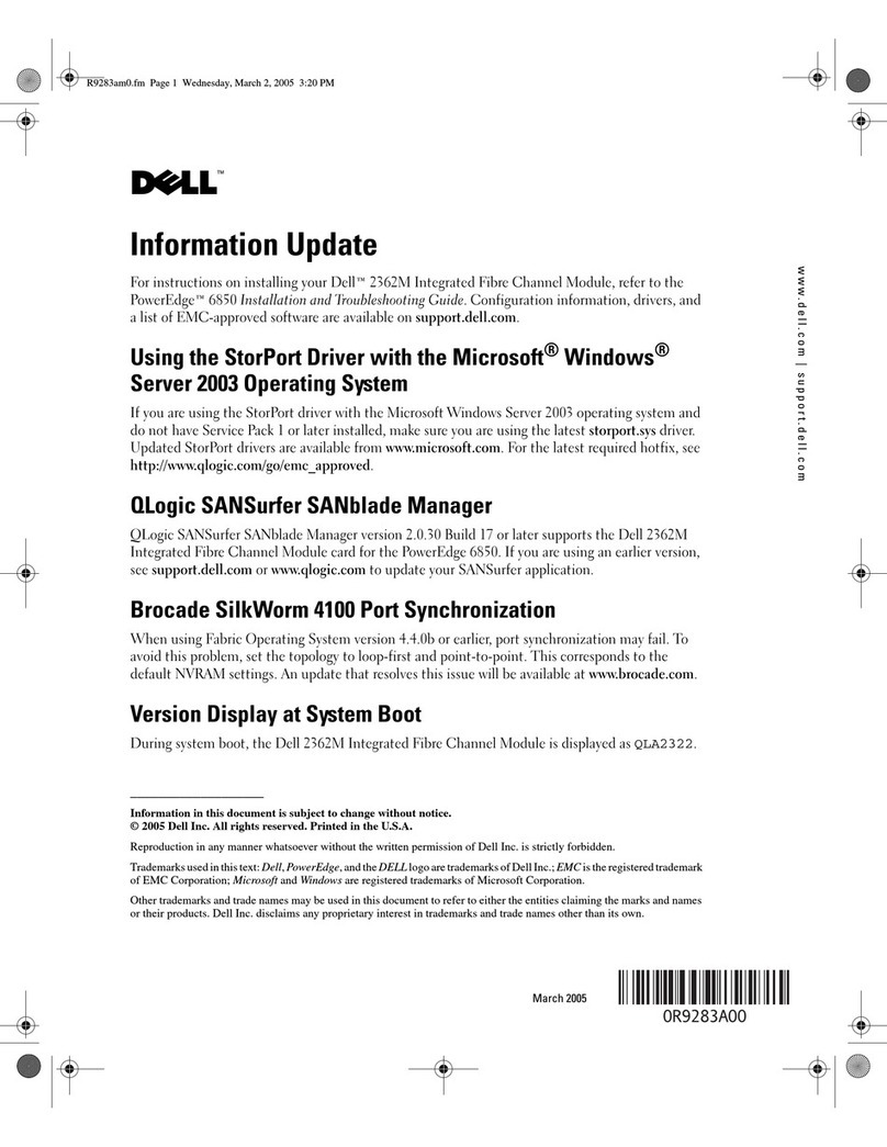Dell PowerEdge 6850 Technical manual