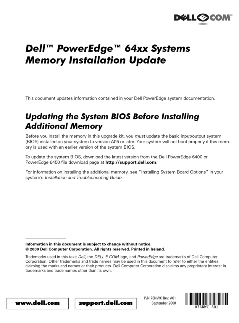 Dell PowerEdge 6400 User manual