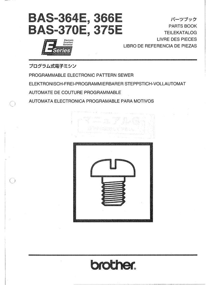 Brother BAS-364E parts book