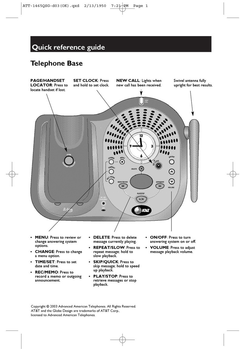 AT&T 1465 User manual