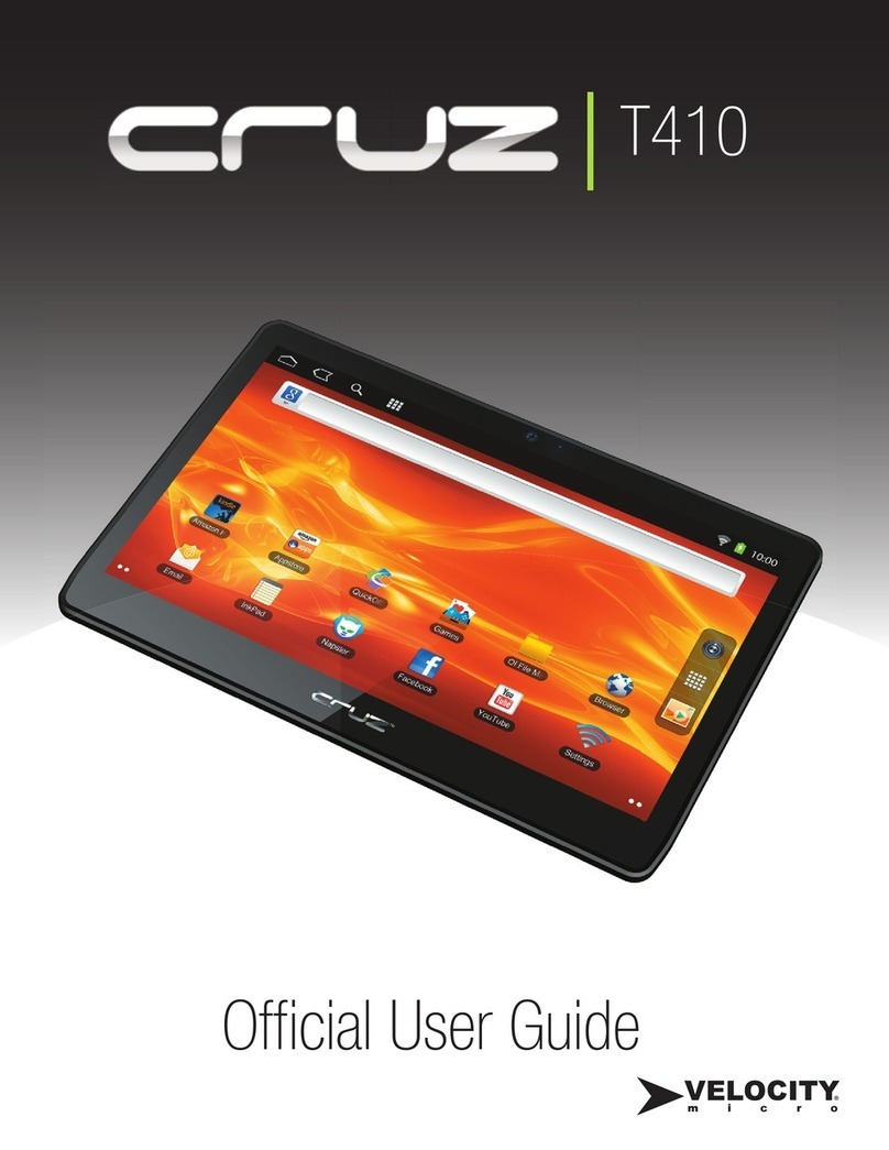 Velocity Cruz T410 User manual