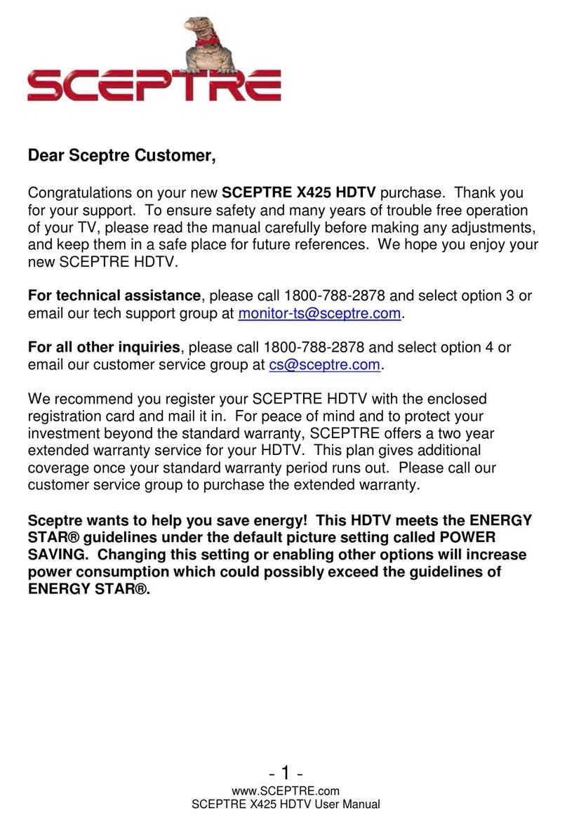 Sceptre X425BV-FHD user manual