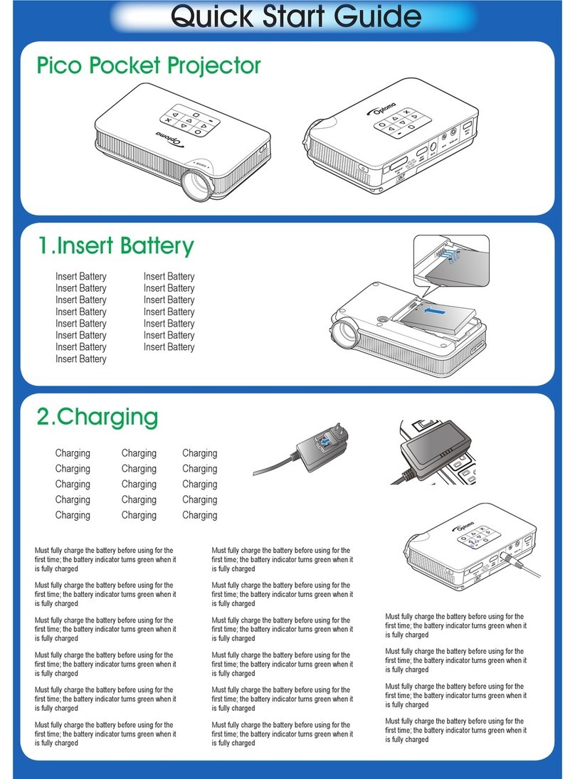Optoma Pico PK320 User manual