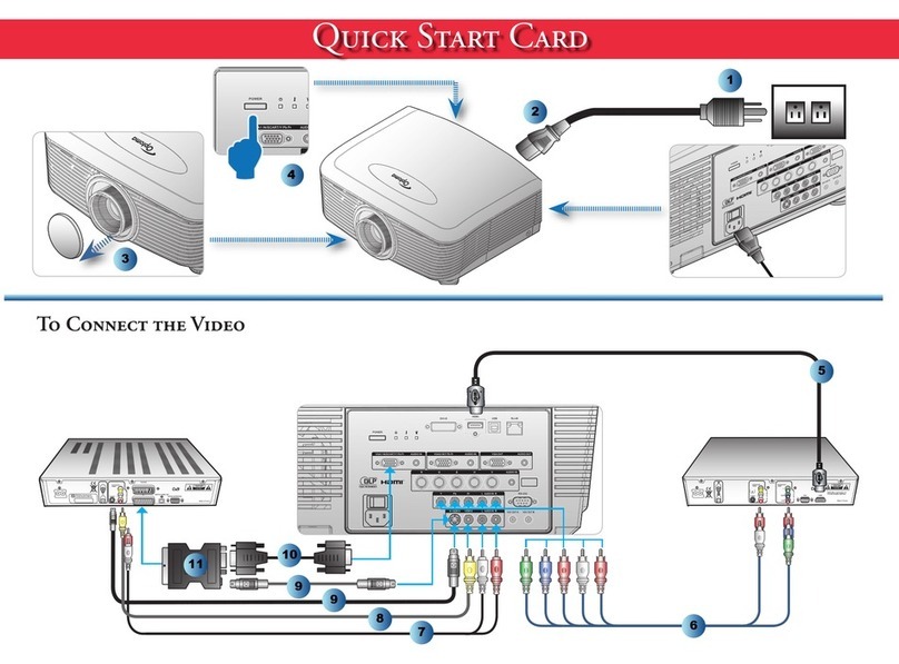 Optoma TW775 User manual