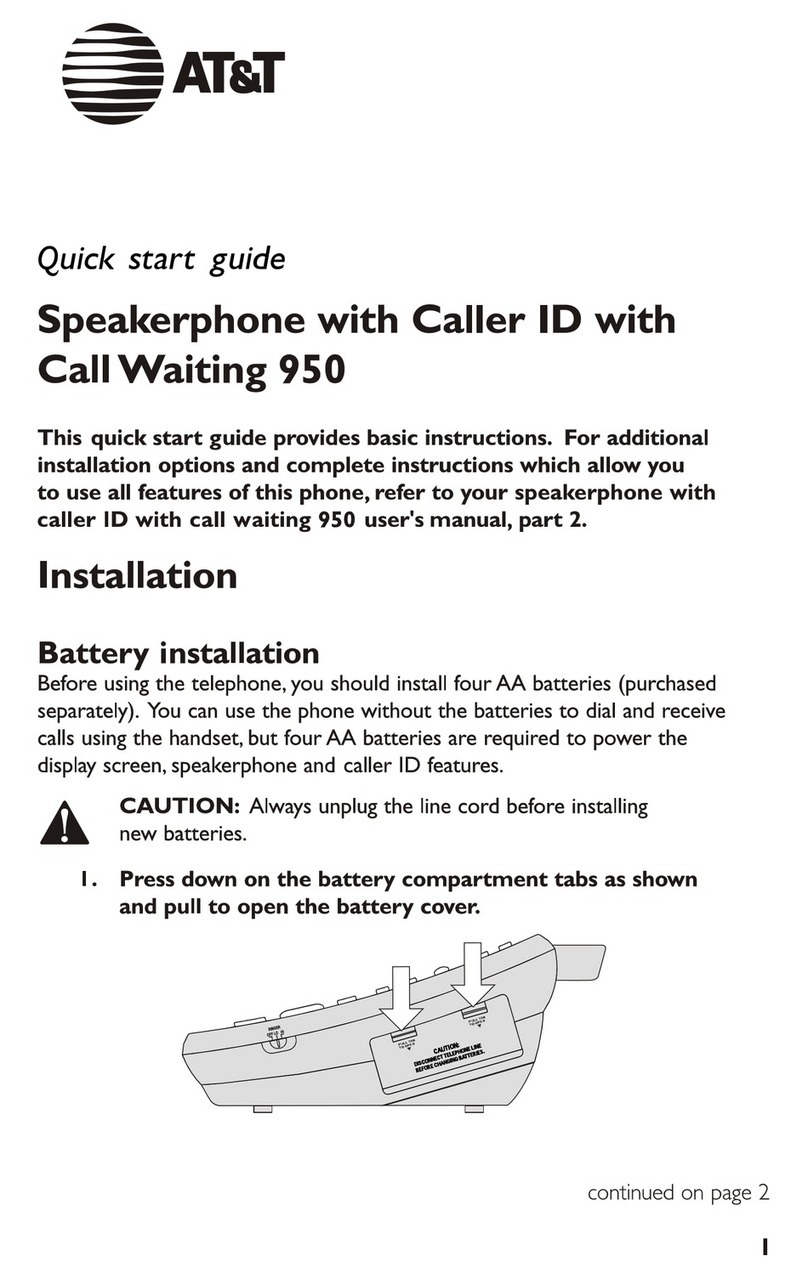 AT&T 950 User manual