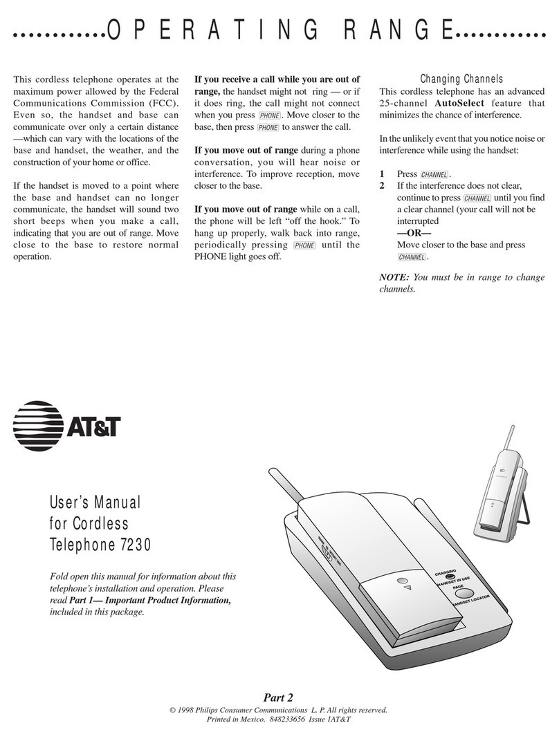 AT&T 7230 User manual