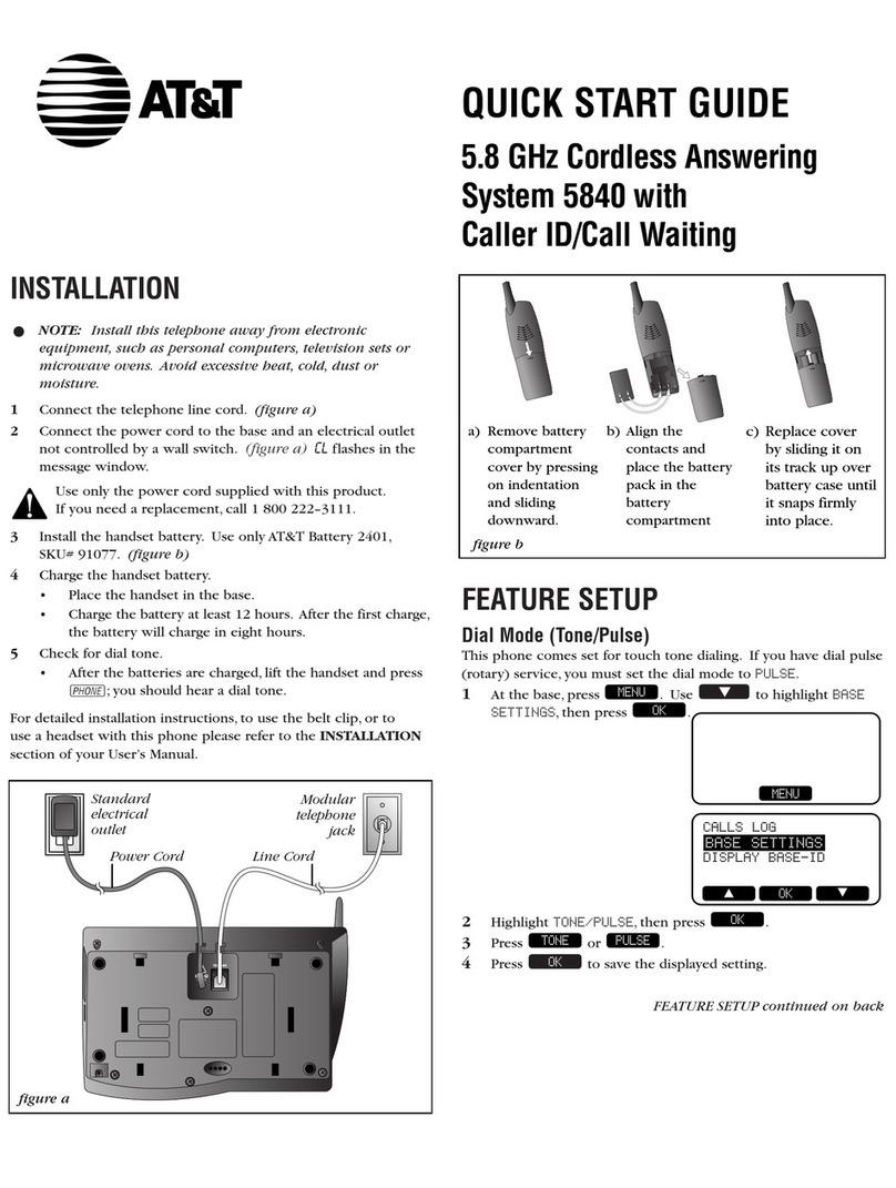 AT&T 5840 User manual