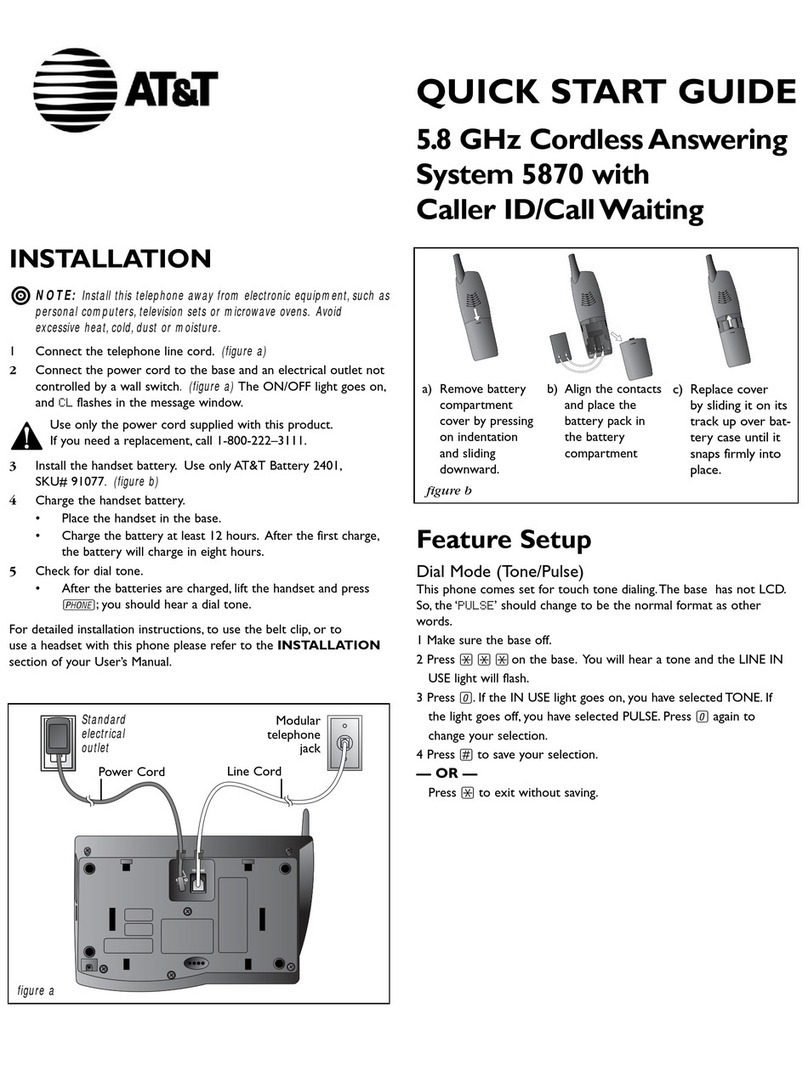 AT&T 5870 User manual