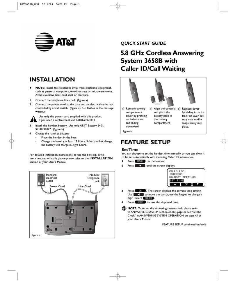 AT&T 3658B User manual